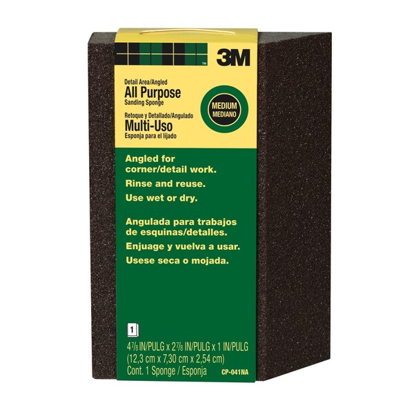 Angled Sanding Sponge CP041NA, 2 7/8, PK24